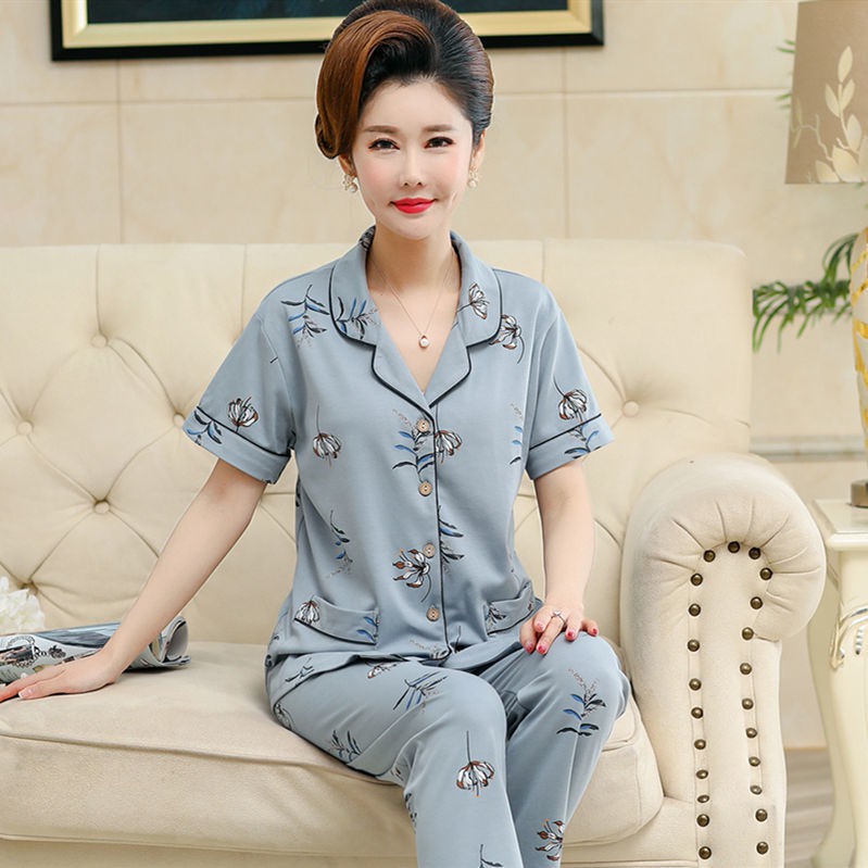 fmnkwk.my 7 12Middleaged and elderly women's summer cotton short