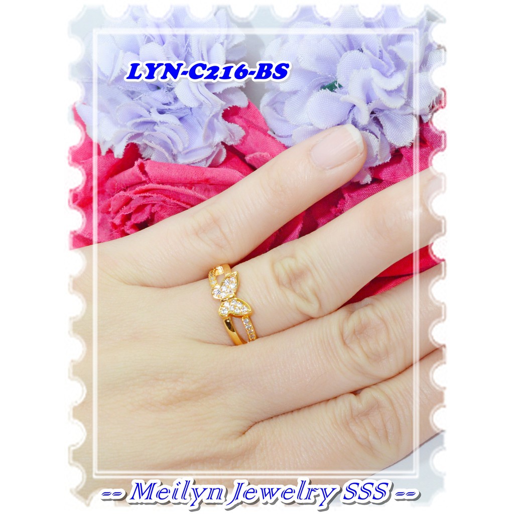LYN Original Meilyn Brand 18K Gold Plated Ring
