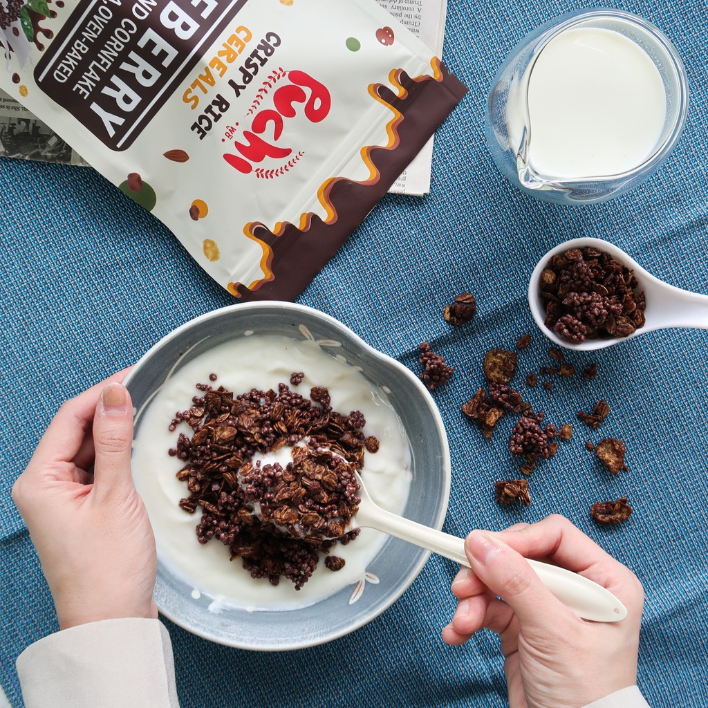 Puchithailand ซีเรียล รสโกโก้ จำนวน 1 ถุง บรรจุ 100 กรัม ในถุงซิปล็อค (ทำมาจากข้าวไรซ์เบอร์รี่) - รูปที่ 2