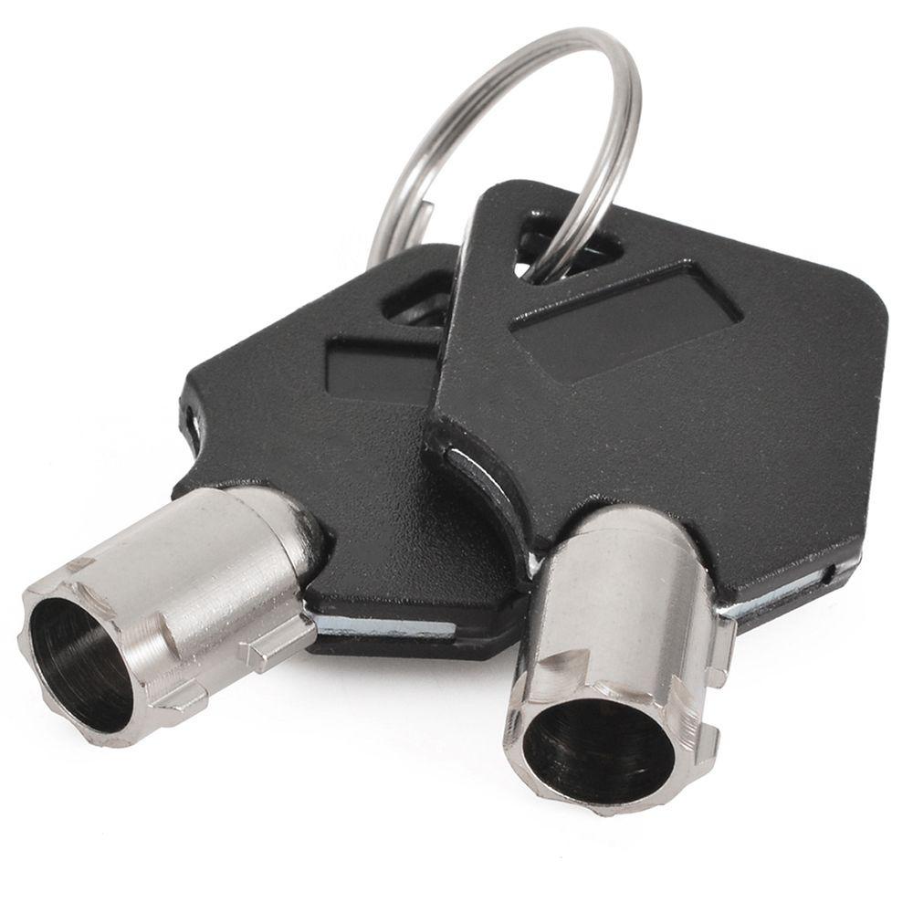 [COD] อุปกรณ์ล็อกตู้เสื้อผ้า ตู้เซฟ ขนาด 16 20 25 30 มม. 2 คีย์ DIY - รูปที่ 2