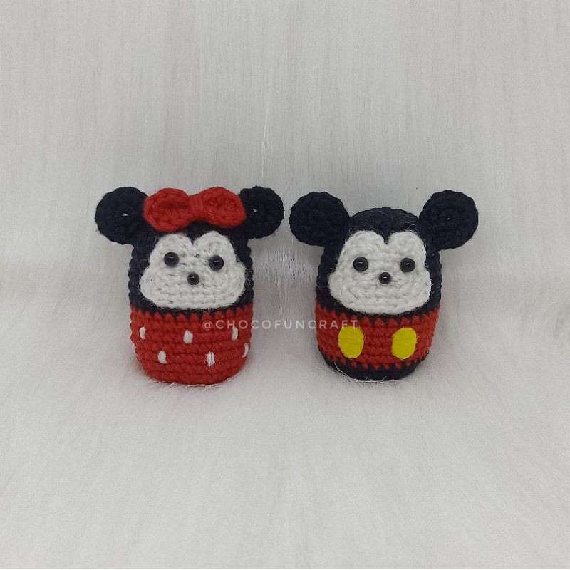 ตุ๊กตาถัก Amigrumi Mickey Mouse
