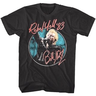 เสื้อยืด พิมพ์ลาย Billy Idol Rebel Yell Tour 1983 สไตล์พังก์ร็อค สําหรับผู้ชาย