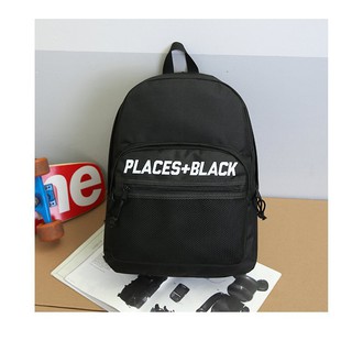 korea ss  กระเป๋าเป้แฟชั่นสไตล์เกาหลี PLACES+BLACK 5สี