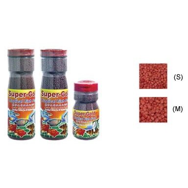 (FAST SHIP OUT) อาหารปลาเขตร้อน Super Gold