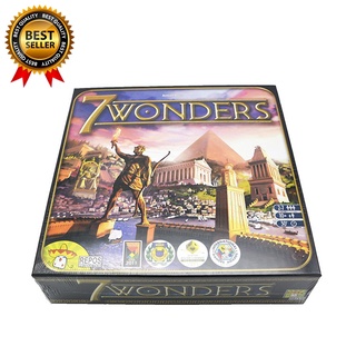 เกมกระดาน: 7 WONDERS เกมยอดนิยม เวอร์ชั่นภาษาอังกฤษ สําหรับครอบครัว เพื่อน