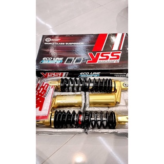 โช๊คหลัง YSS GOLD EDITION BLACK/BLACK/GOLD YAMAHA AEROX155 17+