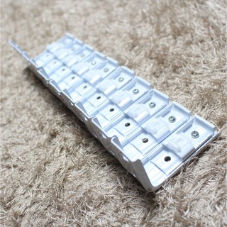 ราวม่าน ขารางม่าน ขารางไมโคร ขารางM (ขาว 1ชั้น)