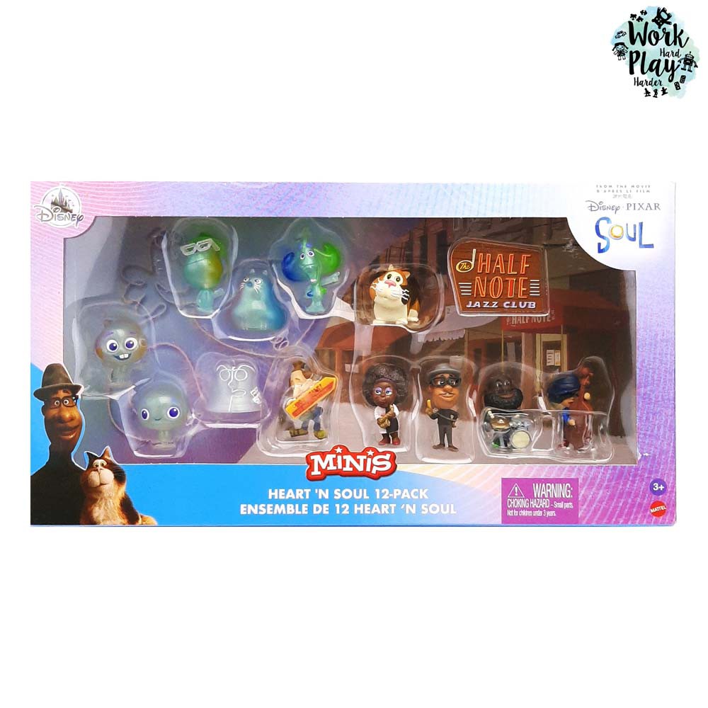 Disney PIXAR Soul Heart 'N Mini Figure Play Set ดิสนีย์ พิกซ่าร์ โซล ฮาร์ท แอนดฺ์ มินิ ฟิกเกอร์ เพลเ