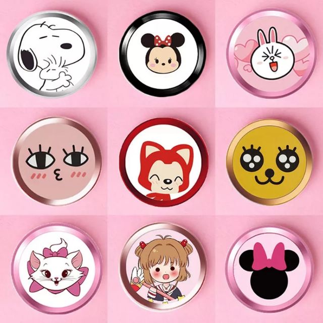 **1แถม1** ปุ่มโฮมสแกนนิ้วได้ลายการ์ตูนสำหรับ iphone