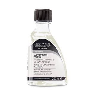 Winsor and Newton Artist gloss vanish oil color สื่อผสมสีน้ำมัน เคลือบสีน้ำมัน ขนาด 250 ml