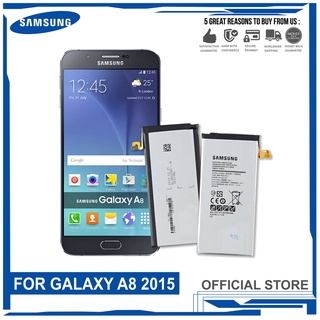 For Samsung Galaxy A8 2015 Battery Original, Fit A800, SM-A8000, A800F, A800S, A800YZ, Model: EB-BA800ABE (3050mAh)