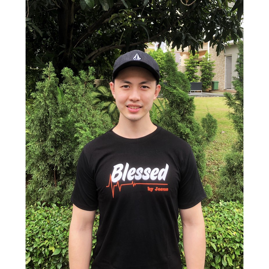 Blessed Christian T-Shirt (เสื้อยืด Black Blessed Spiritual) - Unisex สําหรับผู้ชายหรือผู้หญิง