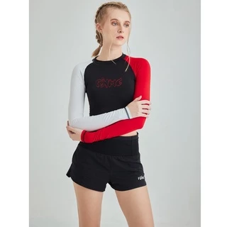 🧨 Clearance Sale! Up to 70% off! เสื้อวิ่งเอวลอย รุ่น 3Tone เสื้อเอวลอย กันUV 99% Top Limited collection