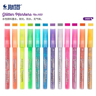 ชุดปากกาโน้ตบุ๊ก ไร้กลิ่น 6 สี 12 สี