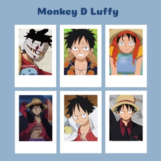 โปสเตอร์โพลารอยด์ ลายการ์ตูนอนิเมะวันพีช Luffy Zoro Sanji Nami Nico Robin ace