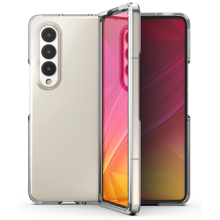 Sinjimoru - Galaxy Z Fold 4 aero fit slim clear case / fold4 pc hard