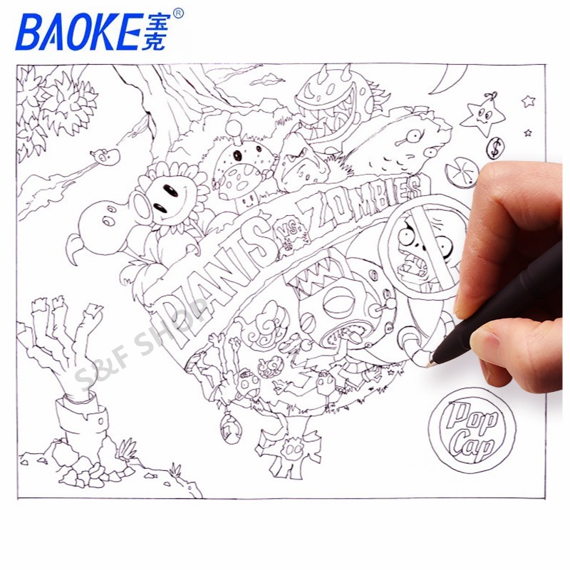 ไส้ปากกาเจล 1.0mm BAOKE PS-1920(มีหมึกน้ำเงิน/ดำ/แดง) รูปที่ 8