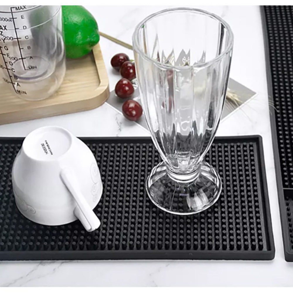 แผ่นเสื่อดูดซับน้ํา ขนาดใหญ่ แบบแห้งเร็ว สําหรับวางจานกาแฟ เสื่อโต๊ะบาร์, เสื่อโต๊ะกาแฟ - รูปที่ 3