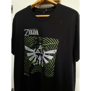 เสื้อยืดผ้าฝ้าย เสื้อยืดเกมส์มือสอง THE LEGEND OF ZELDA SKYWARD SWORD (2017) Size L มือ2