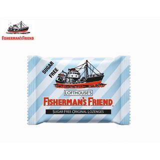 Fisherman’s Friend Sugar Free Original Lozenges 25 g ฟิชเชอร์แมนส์ เฟรนด์  ลูกอมปราศจากน้ำตาล รสดั้งเดิม [1 ซอง]