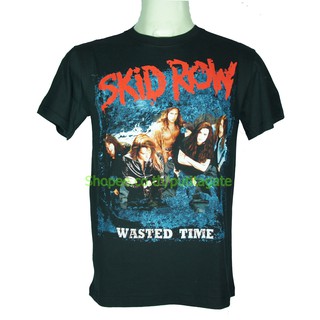 เสื้อวง Skid Row เสื้อไซส์ยุโรป สคิด โรว์ PTA1263 เสื้อยืดแฟชั่นวงดนตรี