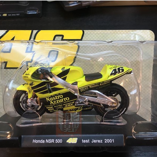 IXO-Altaya Rossi Motorbike Honda NSR 500 test Jerez 2001 Motorcycles 1/18th Toys 