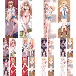 My Dress-Up Darling Kitagawa Marin Dakimakura ปลอกหมอนอิงโซฟา แบบนิ่ม ลายอนิเมะ ขนาด 50x150 ซม. DK1068