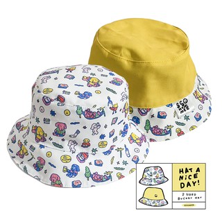 ssktmmee - 2sided bucket hat (bad mood)