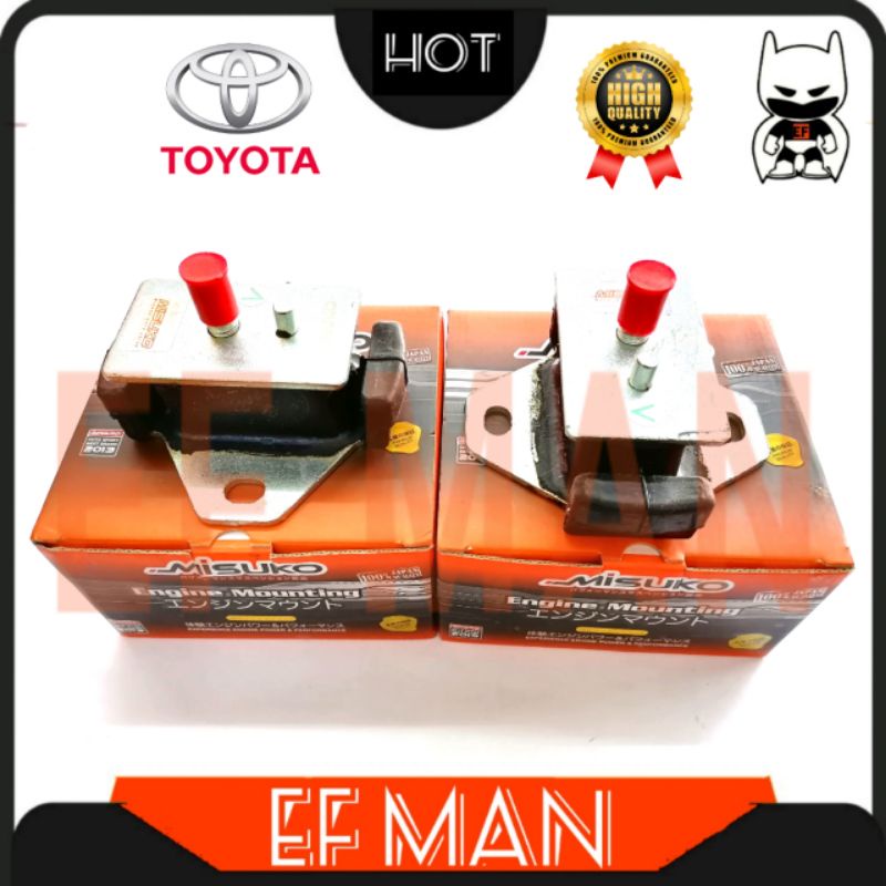 ญี่ปุ่น MISUKO HILUX HIACE LAND CRUISER PRADO DYNA KDN165 LN106 LJ78 LJ79 เครื่องยนต์ MOUNTING FRONT