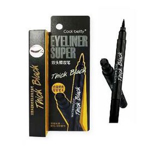 New !! cool betty eyeliner Cool betty Eyeliner Super อายไลเนอร์มีปั๊มดาว Thick Black