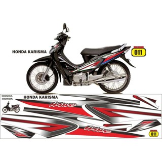 สติกเกอร์ ลาย karisma 125d สําหรับ Honda karisma 125X