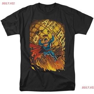 S017.VII New DC Comics New 52 - Superman #1 T-Shirt Size S เสื้อยืดผ้าฝ้าย