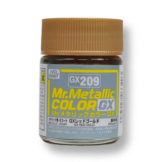 GX209 Mr.Metallic Color Red Gold 18ml สีเมทัลลิก