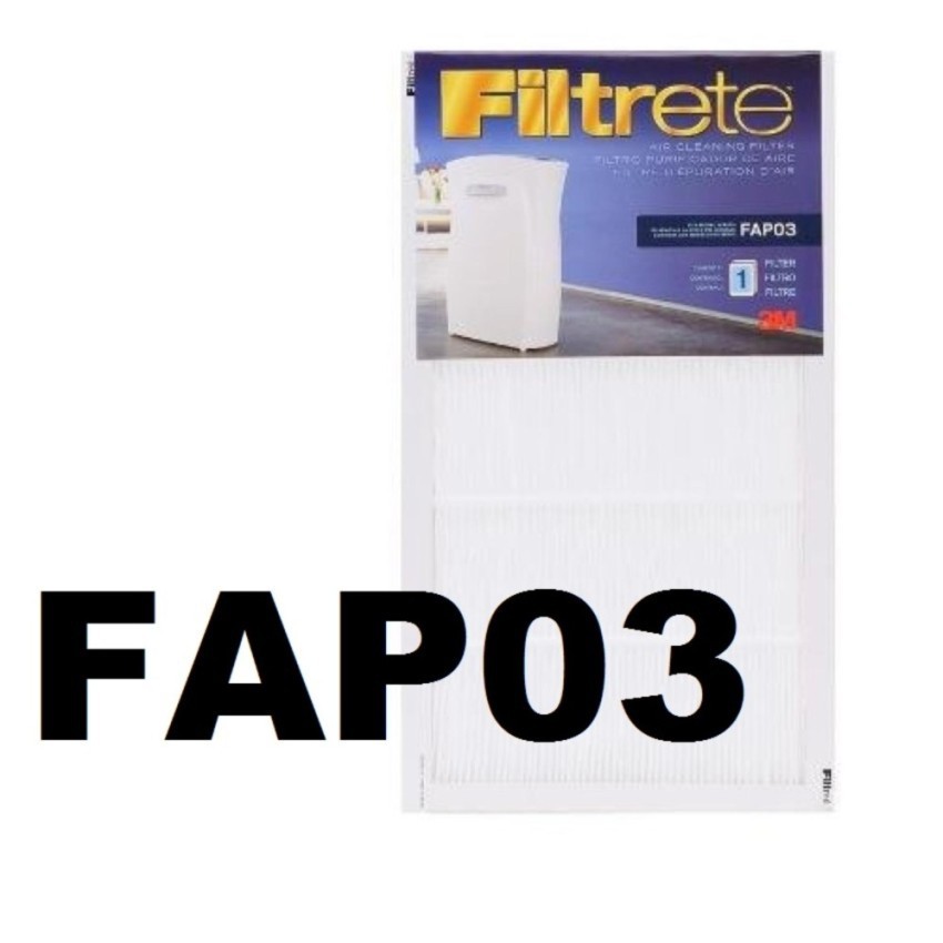 3M Filtrete Fapf03 ฟิลเตอร์สำหรับเครื่องฟอกอากาศ รุ่นอัลตร้า คลีน Replacement Filter FAP03