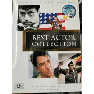 DVD Best Actor 4 Dsic Boxset : The Last King of Scotland (2006) / Patton (1970) / Rain Man (1988) / Raging Bull (1980)