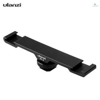 Ulanzi PT-2 อุปกรณ์เมาท์ขาตั้ง แบบคู่ มีไฟ LED สําหรับกล้อง DV DSLR สมาร์ทโฟน ไมค์