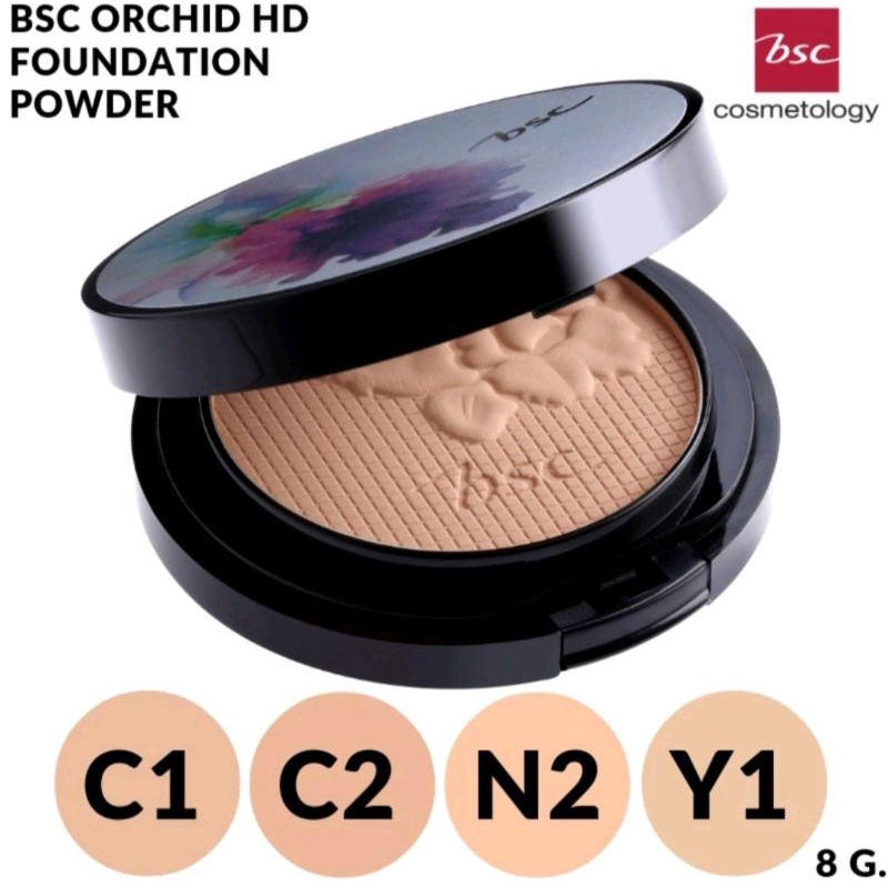 BSC ORCHID HD FOUNDATION POWDER แป้งรองพื้นบีเอสซี ออคิด