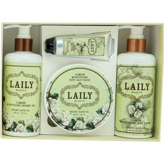 ชุดปรนนิบัติ ฟื้นฟูบำรุงผิว ทุกขั้นตอน กลิ่นมะลิ LAILY Jasmine Moisturizing Gift Set