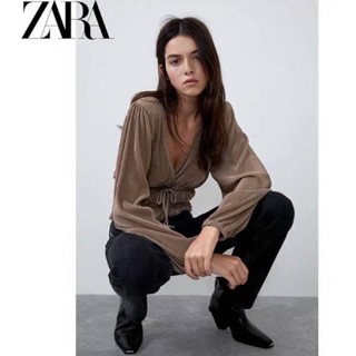 Zara Top pleat เสื้อผ้าพลีทสไตล์ซาร่า