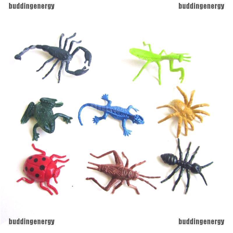 [Outdoor&Home]8pcs/set Plastic Insect Reptile Model Figures Kids Favor ...