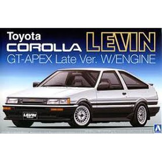 พลาสติก โมเดล ประกอบ AOSHIMA สเกล 1/24 TOYOTA Corolla Levin GT-APEX (Late Type w/engine)