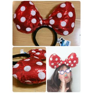 ที่คาดผม Minnie Mouse แบบโบว์ใหญ่