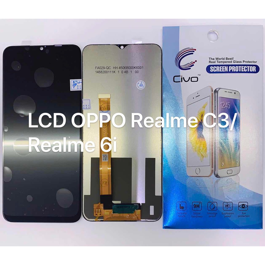 อะไหล่หน้าจอ จอ+ทัชสกรีน LCD Realme C3 / Realme 6i จอชุด สินค้าพร้อมส่ง แถมฟิล์ม