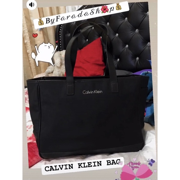 Calvin Klein tote bag shopping bag