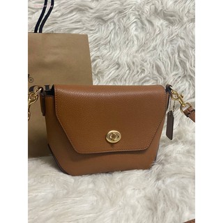 (แท้ 💯%‼) Coach KARLEE CROSSBODY BROWN