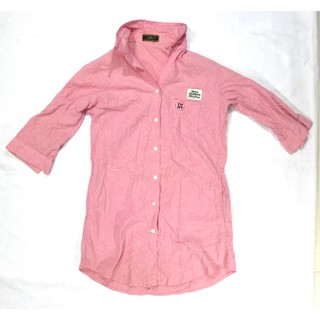 เสื้อเชิท I NY สีแดงชมพู (มือ2)