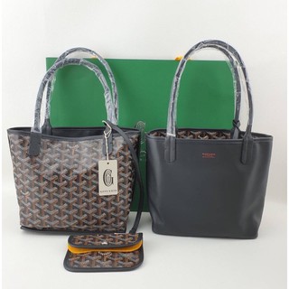 New! Goyard mini anjou ดำ, นต รุ่นนี้ใช้ได้2ด้านน้าครับ