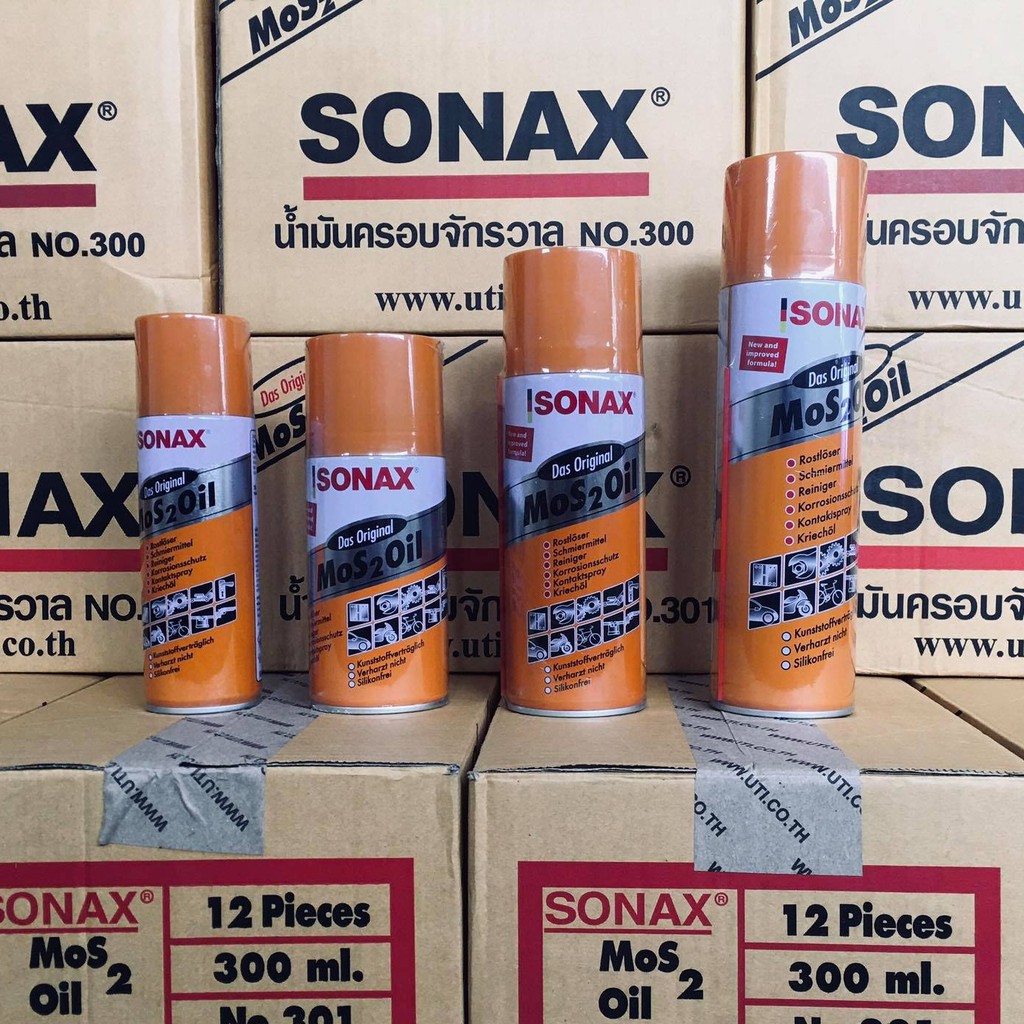 Sonax น้ำมันครอบจักรวาล มีหลายขนาด 200 - 500 ml โซแน็กซ์ ( น้ำมันอเนกประสงค์ กันสนิม ) รูปจากสินค้าจริง