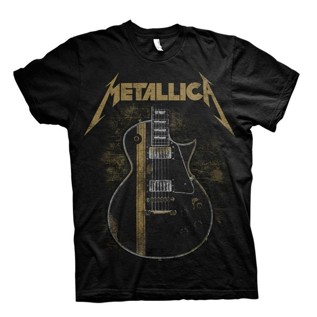 เสื้อยืด พิมพ์ลาย Metallica James Hetfield Gibson Guitar สําหรับผู้ชาย และผู้หญิง