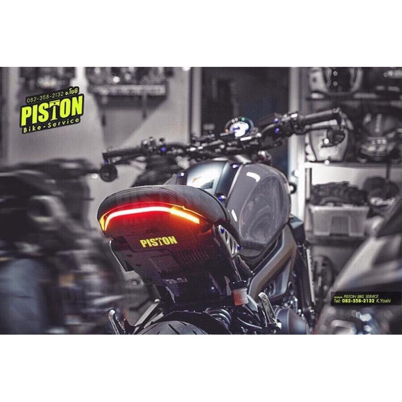 ไฟท้ายแต่ง มีไฟเลี้ยวในตัว DNA Racer  + ท้ายสั้นพับแม่เหล็ก DNA For: XSR900 / XSR700 By PISTONBIKES